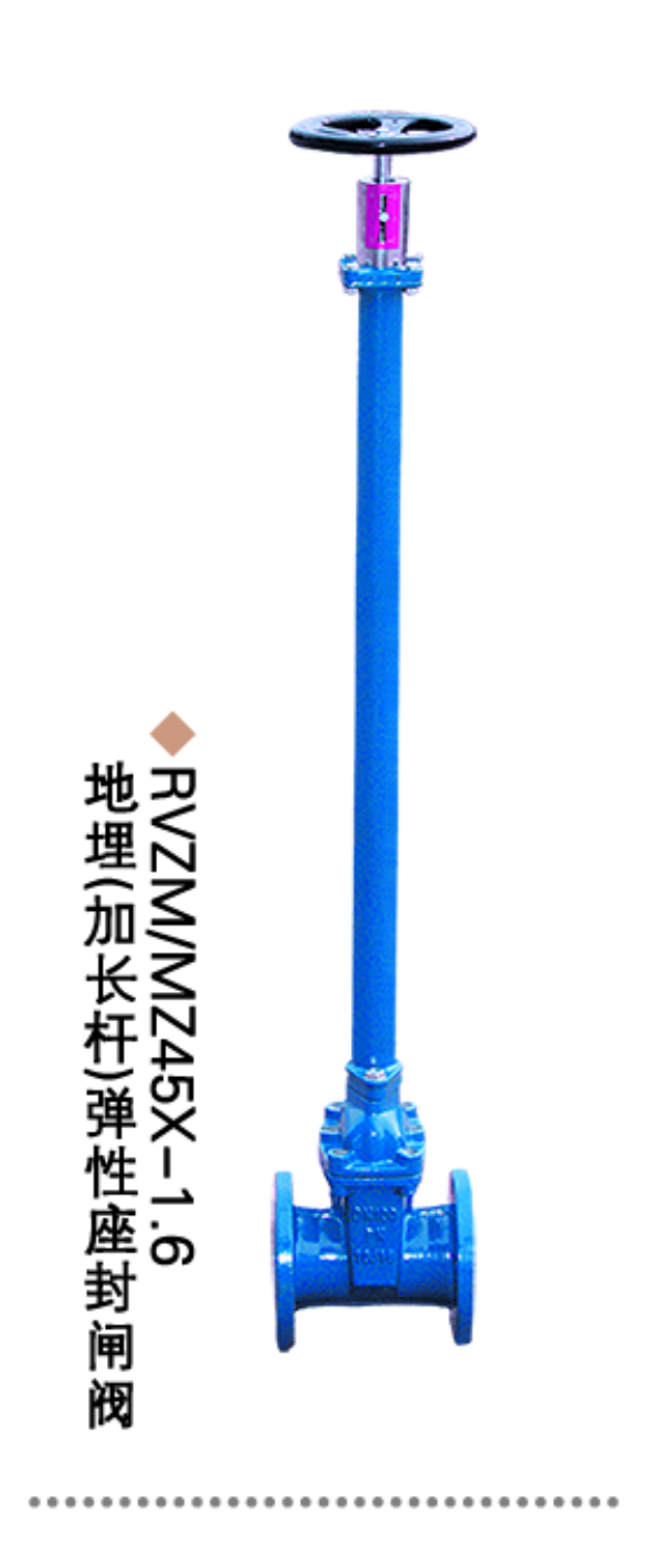 RVZMMZ45X-1.6地理（加长杆）弹性座封闸阀